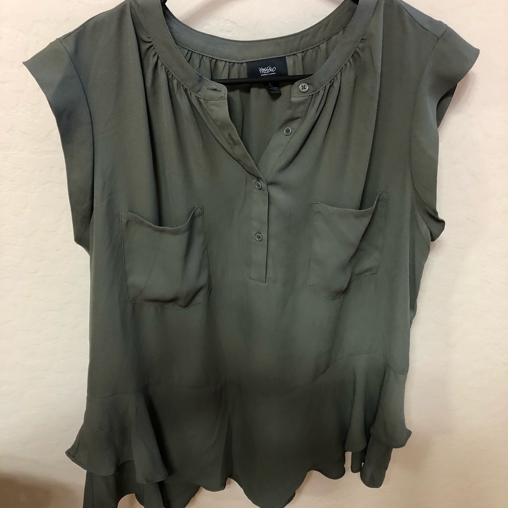 Mossimo Green Top